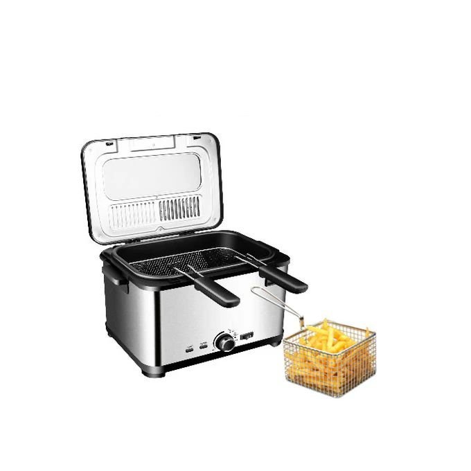 Friteuse inox 4L - 2000 W SilverCrset DF3700 – Image 4