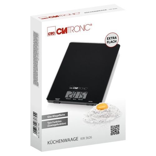 Balance De Cuisine Numérique Clatronic Kw3626 Noir – Image 2