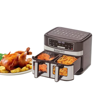 Digital Air Fryer 2 Bag 10L 2600W Sonashi Saf-106