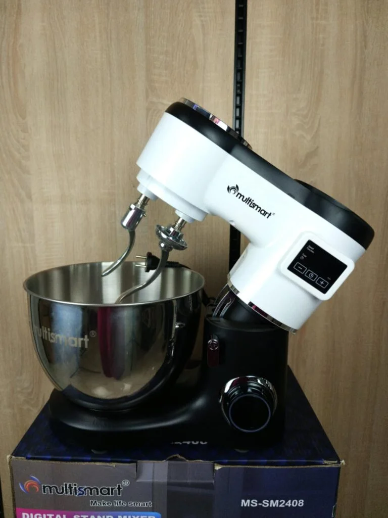 Pétrin Double Crochet Multismart 1500W 8L – Noir/Blanc MS-SM2408 – Image 2