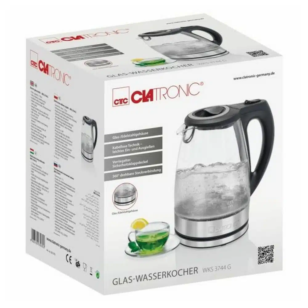 Bouilloire Électrique En Verre 1.7L Clatronic WKS3744 – Image 4
