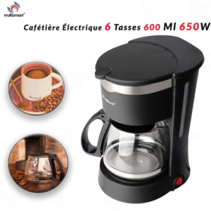 Cafetière Électrique 6 Tasses 650W Multismart MS-DF1011