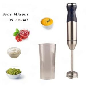 Bras Mixeur Inox Multifonction 3 en 1 - 800W SilverCrest HB5011Y-GS10
