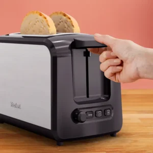 Grille-pain inox Multifonctions Noir 850W Tefal TT410D10