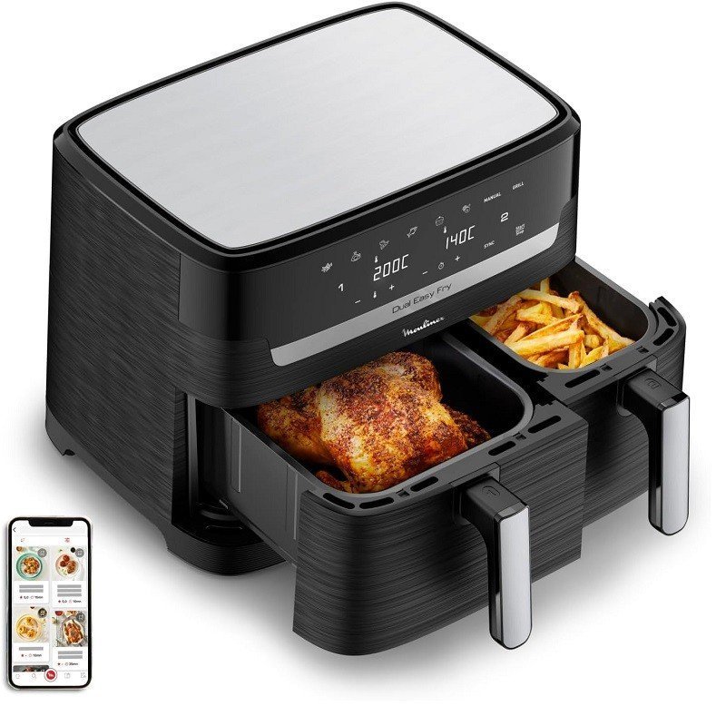 Friteuse sans huile 8.3l digital Moulinex EZ901B20