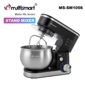 Pétrin 05 L – 1000W – 06 Vitesses Noir Multismart MS-SM1046