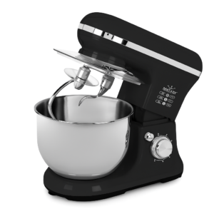 Pétrin Double Crochets 05L - 1200W avec 04 Accessoires Noir Matrix MX-4085