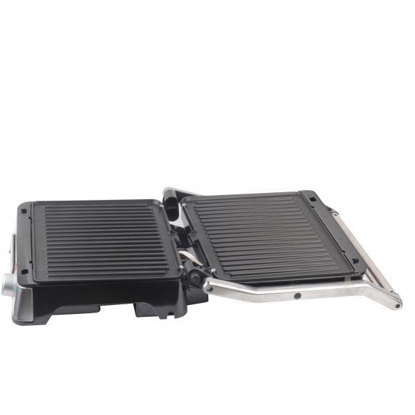 Gril Et Panineuse Saine En Inox Avec Ouverture À 180° 2000W Techwood TGD-2018D – Image 3